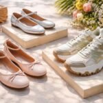 Tavaszi cipődivat: balerinák és robusztus sneakerek.