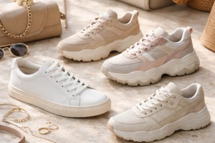 Női sneakerek különböző stílusokban, minimalista és robusztus fazonok