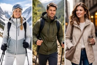 Funkcionális kabátok különböző helyzetekben: síelés és városi séták