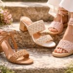 Texturált és fonott női lábbelik tavaszi stílusban